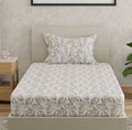 144 TC Cotton Bedsheet Bed with 2 Pillow Covers